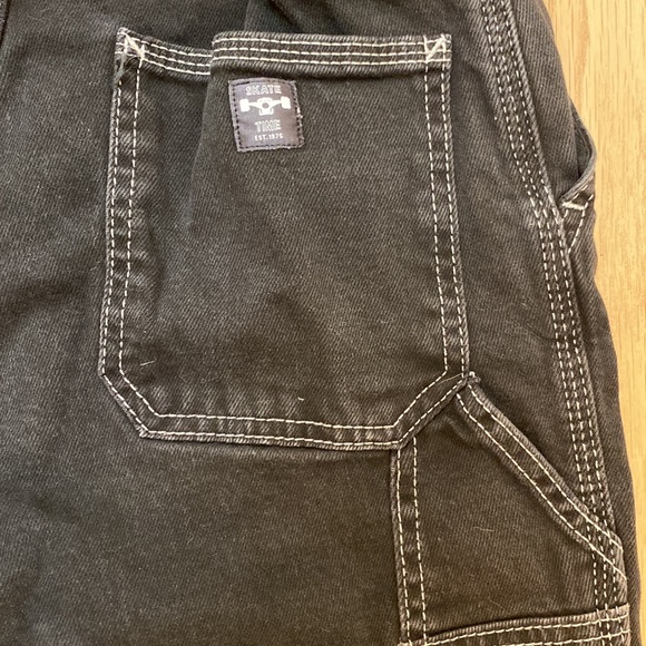 Zara straight fit jeans, size 10, black and white. - Picture 2 of 3